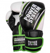 Power System 21738 Перчатки для бокса PowerSystem PS 5006 Contender Black/Green Line фото